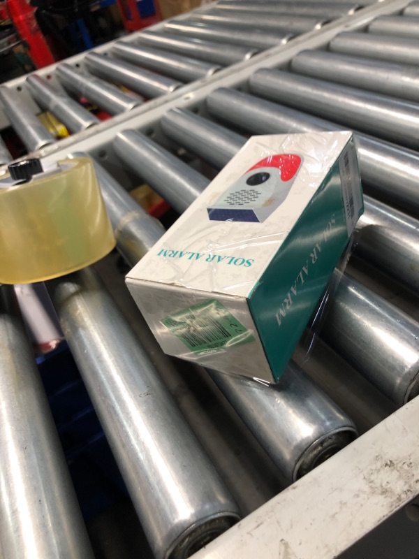 Photo 1 of PILSAMAS Solar Motion Sensor Alarm Outdoor Indoor, Motion Sensor Noise Maker with 8 Replaceable Recording, ±Volume, Light- Motion Detector Alarm, Motion Activated Deer Bear Intruder Deterrent Devcies