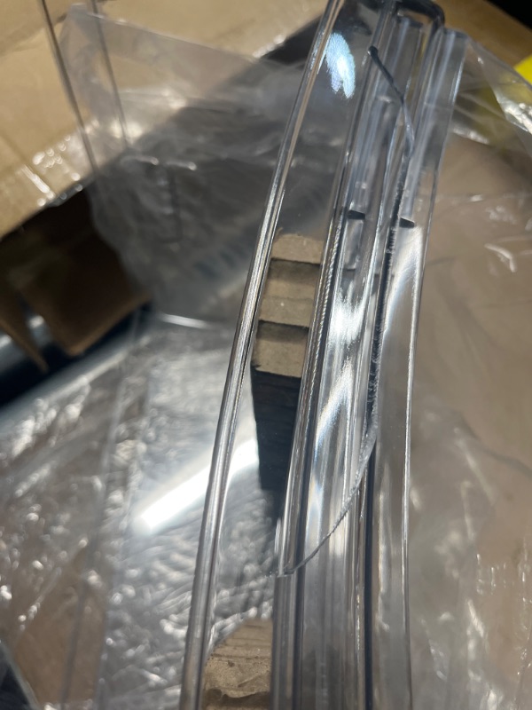 Photo 1 of Minor damage**
Sorbus Stackable Storage Bins Open Front - Clear Stackable Storage Bins - Pantry Bins for Storage and Organization - Acrylic Stackable Bins for Kitchen - Clear Pantry Organizer Bins (Large 2 Pack)