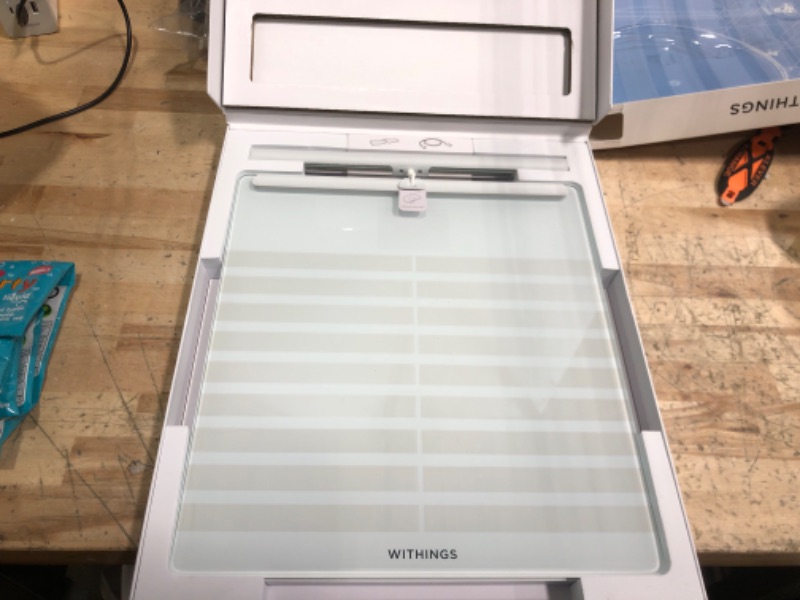 Photo 1 of WITHINGS Body Scan - Smart Scale with Segmental Body Composition Analysis, Weighing Scales Body Weight & Vascular Age, Visceral Fat, Heart Rate, iOS/Android
