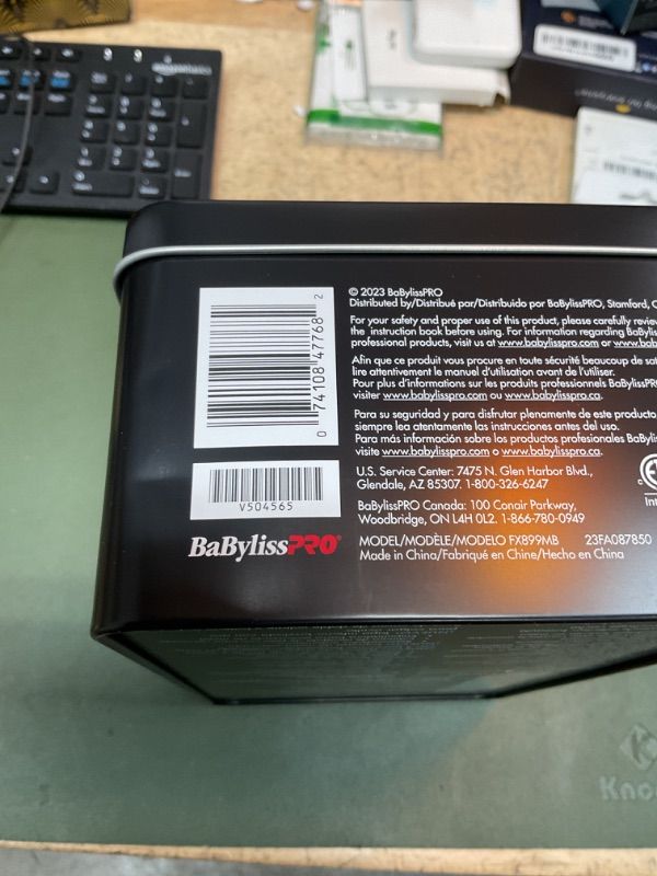 Photo 1 of BaBylissPRO FXONE BLACKFX All Metal Clipper