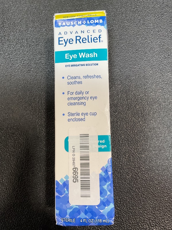 Photo 1 of *ONLY 1* 
Bausch & Lomb Eye Wash Relief Solution that Cleans, Refreshes, and Soothes, 4 Fl Oz