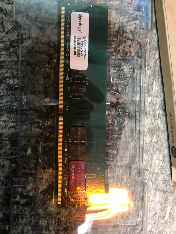 Photo 1 of Synology RAM DDR4-2666 ECC UDIMM 8GB (D4EC-2666-8G)
