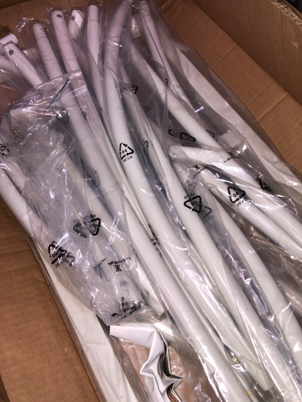 Photo 1 of ? 8ft(2.4M) Heart Shaped White Metal Balloon Arch Stand Frame Display Kit?Love Balloon Arch Frame for Proposal, Wedding, Valentine’s Day, Bridal, Birthday Party Decorations