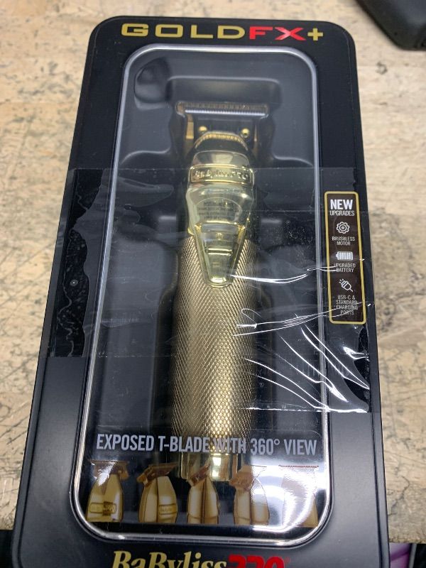Photo 1 of BaBylissPRO GOLDFX+ All Metal Lithium Trimmer