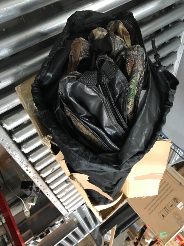 Photo 1 of FUNHORUN Hunting Blind with Floor Mat, 360 Degree See Through Ground Blind for Deer Hunting, 2-3 Person Pop-up Hunting Deer Blind, Turkey Blind.