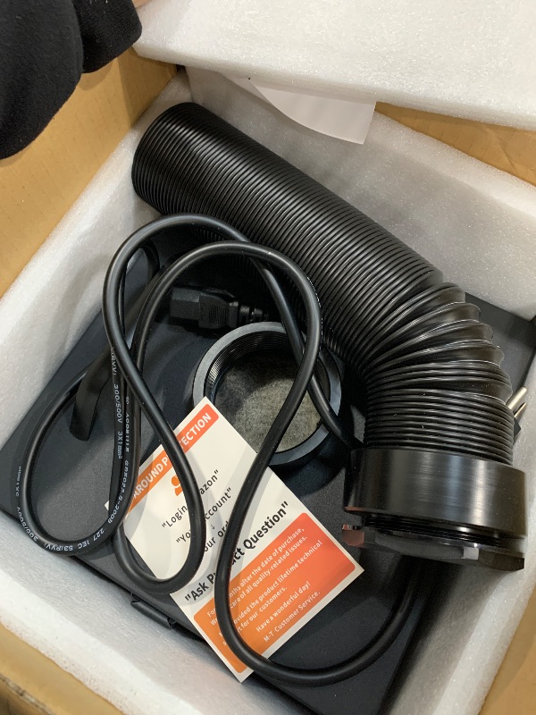 Photo 1 of M-T 120W Powerful Fume Extractor for Laser Engraving Cutter, Soldering Iron, DTF, 3D Printing,Nail Salon with Stepless Control & H13 Efficient Quad-Layer Filtration 99.9% Purification Rate