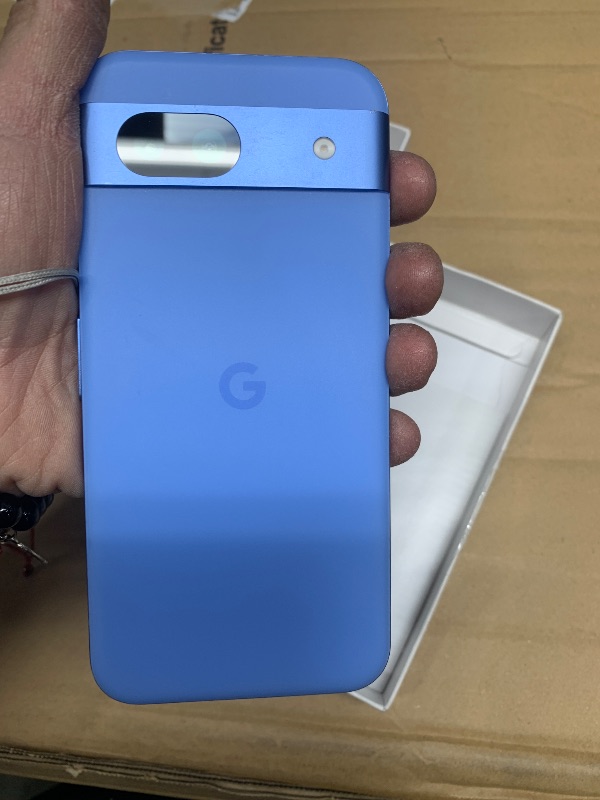Photo 1 of Cracked screen ( non Refundable)  Google Pixel 8a - Unlocked Android Phone with Google AI, Advanced Pixel Camera and 24-Hour Battery - Bay - 128 GB
