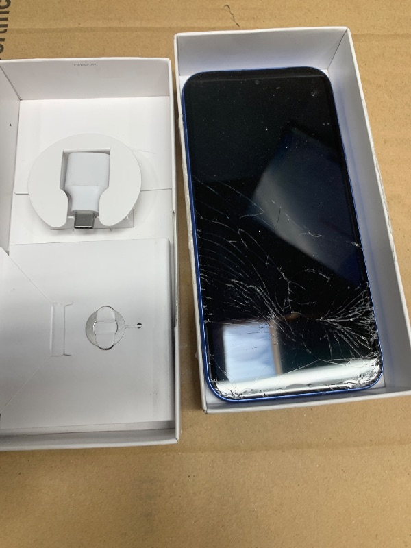 Photo 1 of Cracked screen ( non Refundable)  Google Pixel 8a - Unlocked Android Phone with Google AI, Advanced Pixel Camera and 24-Hour Battery - Bay - 128 GB