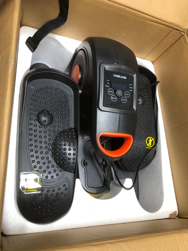 Photo 1 of YOSUDA Under Desk Elliptical Electric,Ellipse Leg Exerciser for Seniors,Fully Assembled Seated Pedal Exerciser with Remote Control with Free Footstraps & 10 Adjustable Speeds