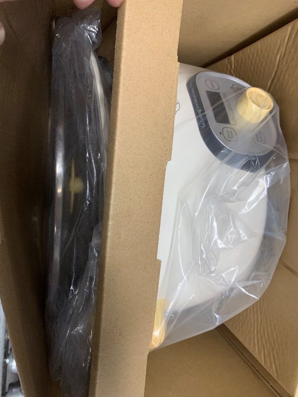 Photo 1 of GreenLife 6 Quart Ceramic Slow Cooker, PFAS-Free, Programmable, Removable Healthy Nonstick Pot for Family Meals, Sear on Stovetop, Keep Warm, Digital Timer, Dishwasher Safe Glass Lid & Crock, Cream