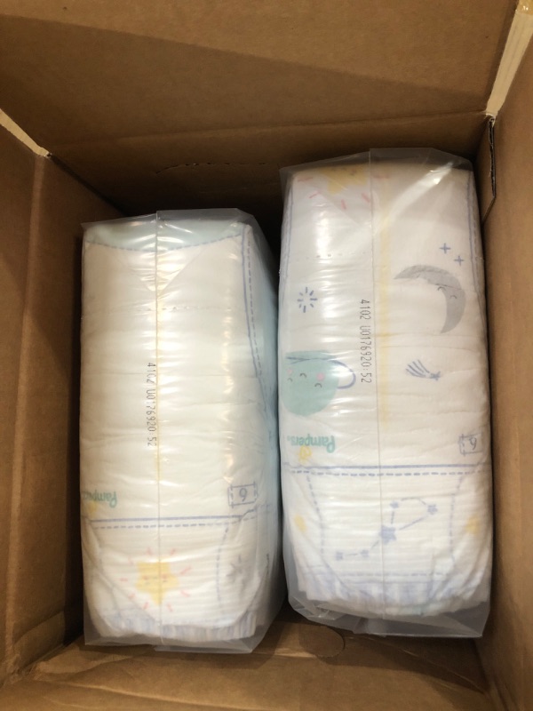 Pampers Swaddlers Overnights Diapers - Size 6, 42 Count, Disposable