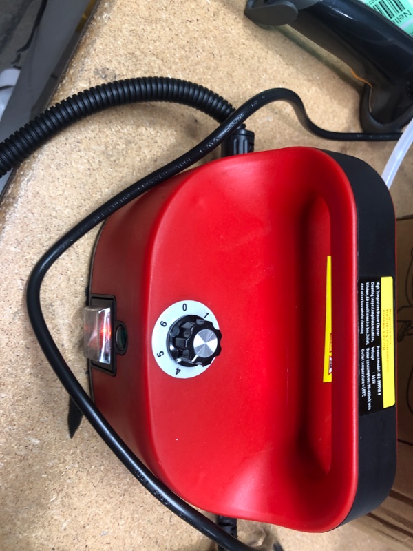 Photo 2 of (Selling for parts) Goyappin 2500W Portable Steam Cleaner, Steam Shot Cleaner Handheld Steamer for Car Detailing, High Heat Steamer for Bed Bugs, Couch, Windows, Furniture, Kitchen, Bathroom, Grout and Tile