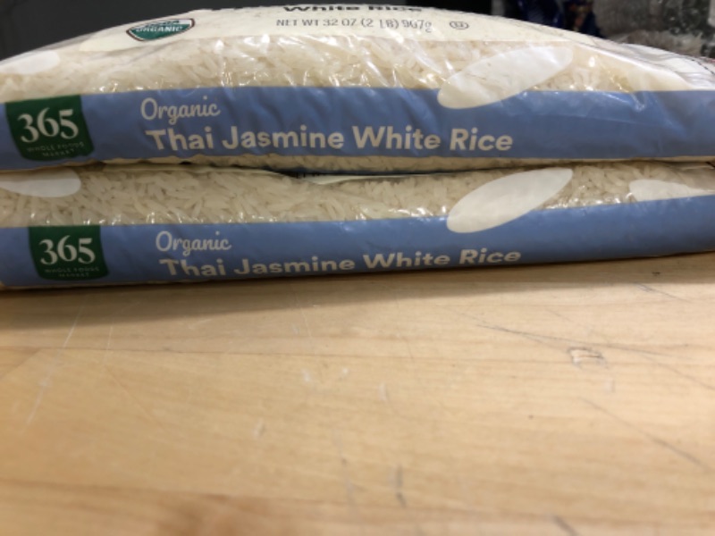 Photo 2 of *Best by Nov 11 2024 *365 by Whole Foods Market, Organic Jasmine Thai White Rice, 32 Ounce-2 pack 