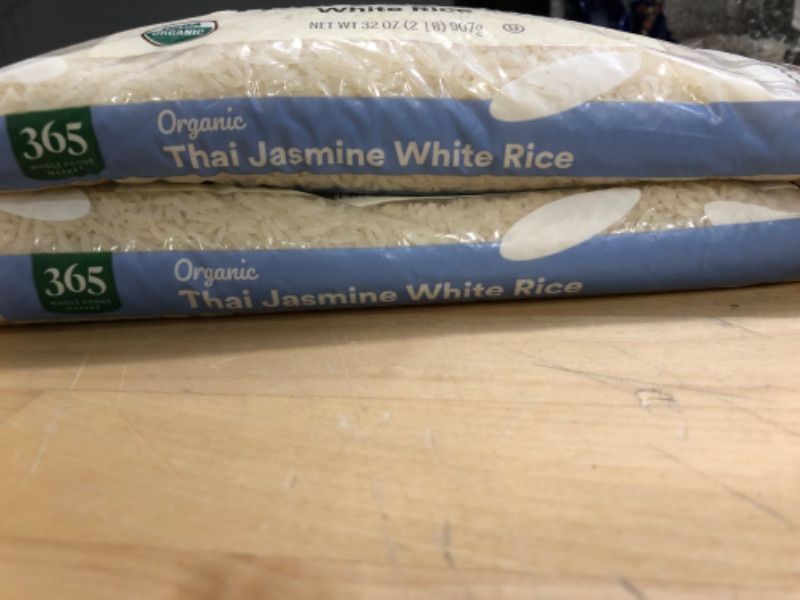 Photo 2 of * Best by Nov 11 2024*365 by Whole Foods Market, Organic Jasmine Thai White Rice, 32 Ounce-2 pack