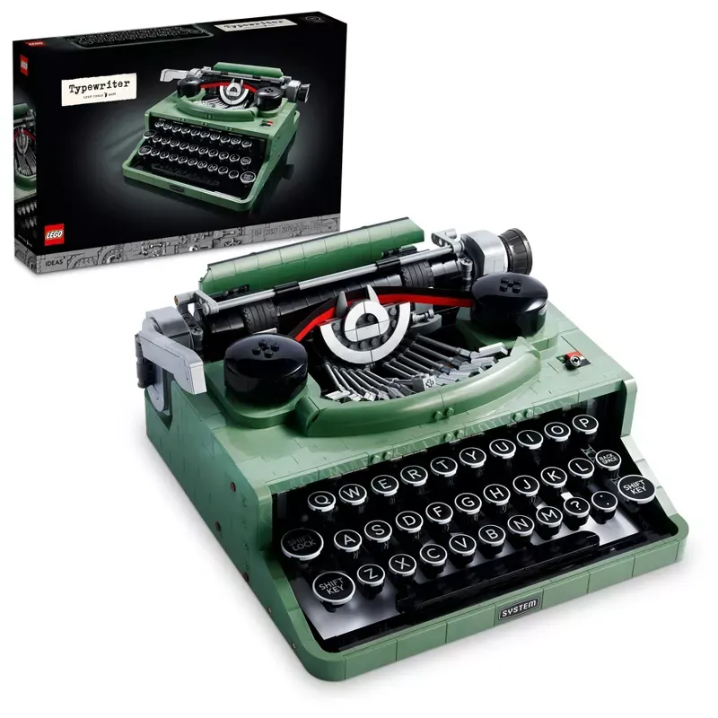 Photo 1 of ***USED - SEE COMMENTS***
LEGO Ideas Typewriter 21327 Building Set for Adults, Collectible Retro Display Model, Creative Hobbies Unique Gift Idea