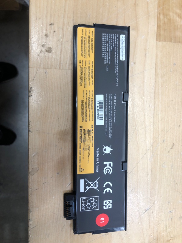 Photo 2 of 01AV423 01AV452 Laptop Battery Replacement for Lenovo ThinkPad T570 T580 T470 T480 P51S P52S TP25 A475 A485 01AV422 01AV424 01AV490 4X50M08810 SB10K97579 SB10K97580 SB10K97581 SB10K97597 - 11.4V 24Wh