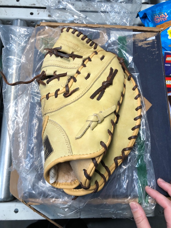 Photo 2 of (READ FULL POST) Franklin Sports Baseball Fielding Glove - Men's Adult and Youth Baseball Glove - CTZ5000 Cowhide Infield and Outfield Baseball Gloves, Camel/Brown