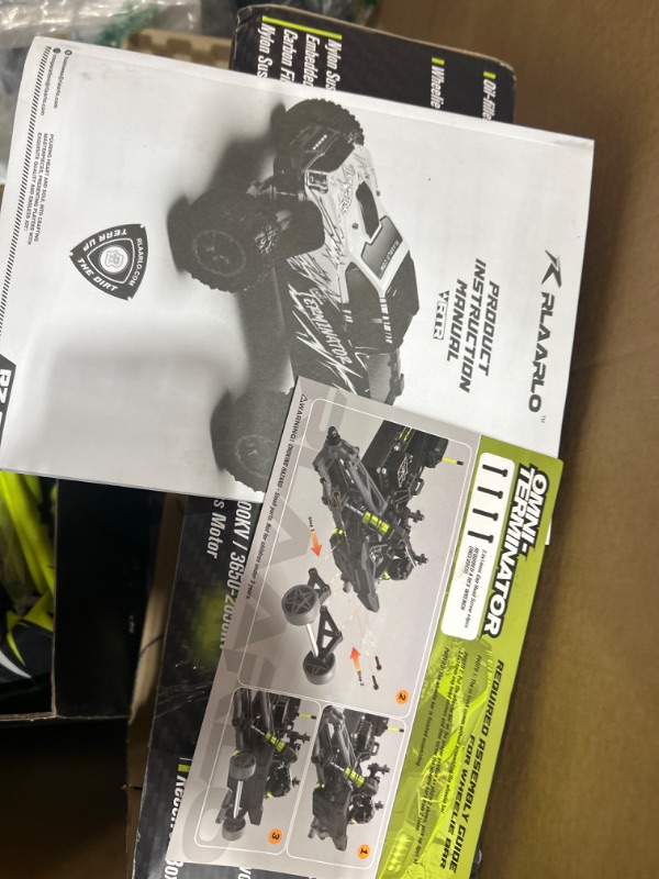 Photo 2 of *MISSING CONTROLLER*
RIAARIO RC Cars Mini 1:10 RTR Brushless RC Car for Adults Max 50 mph All Terrain Hobby Trucks Electric Off-Road Monster Trucks 4WD Remote Control Car Waterproof Truck with Carbon Fiber