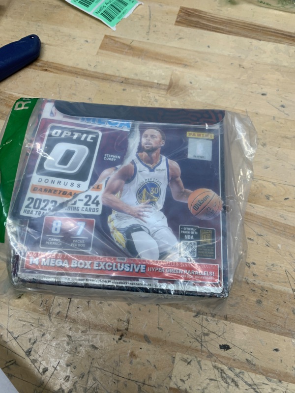 Photo 2 of 2023/24 Panini Donruss Optic Basketball Hobby Mega Trading Card Box (Hyper Green Prizms)