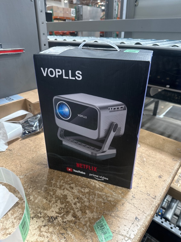 Photo 2 of [Netflix Officially and AI Auto Focus] VOPLLS 4K Projector with WiFi and Bluetooth