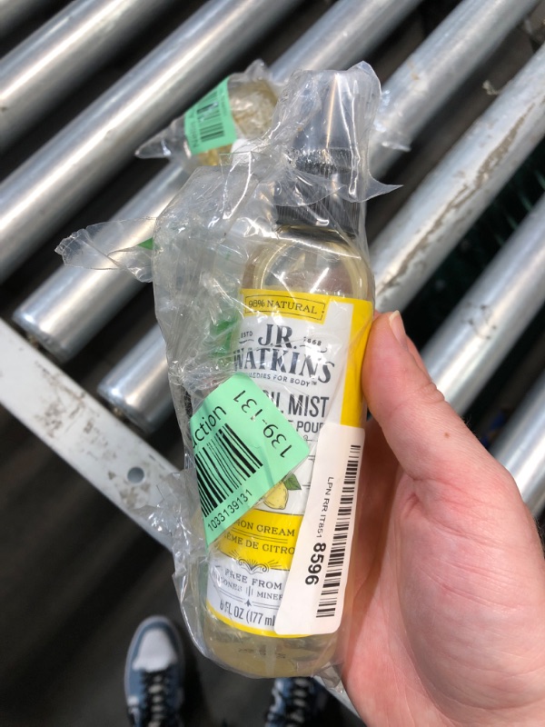 Photo 1 of (READ FULL POST) J.R. Watkins Natural Hydrating Body Oil Mist, Lemon, 6 oz