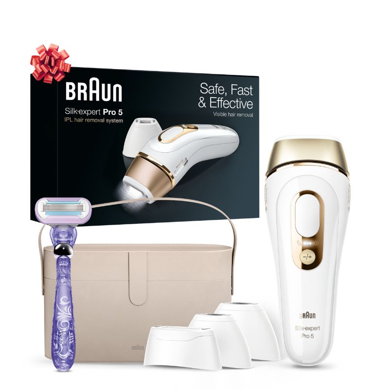 Photo 1 of **NONREFUNDABLE**FOR PARTS OR REPAIR**SEE NOTES**
Braun Silk·expert Pro 5 IPL: Alternative to Laser Hair Removal with 3 Caps and Vanity Case, PL5347