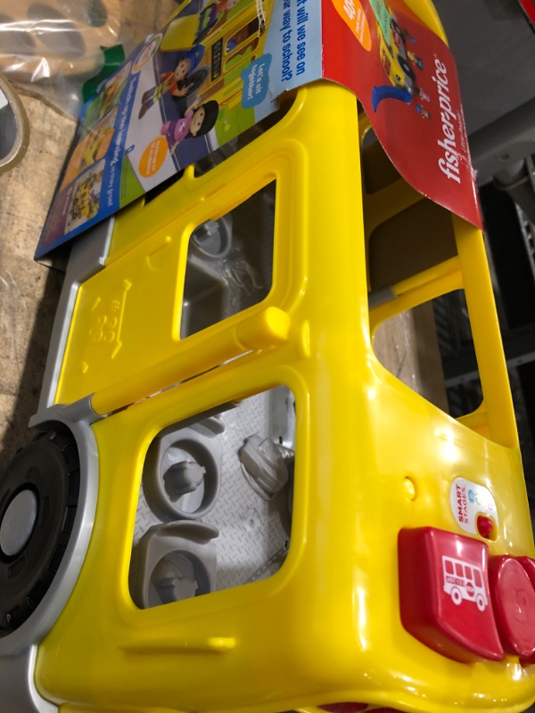 Photo 1 of **little people toys  missing**
Fisher-Price Little People Toddler Learning Toy, Big Yellow Bus Musical Pull-Along Vehicle for Pretend Play Kids Ages 1+ Years