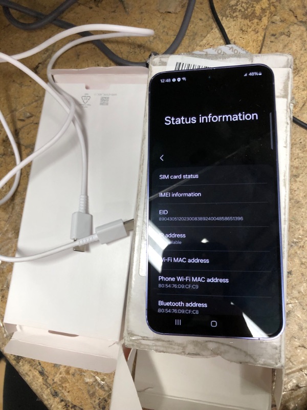 Photo 1 of **MINOR SCRATCHES AROUND FRAME**
SAMSUNG Galaxy S24 Cell Phone, 256GB AI Smartphone, Unlocked Android, 50MP Camera, Fastest Processor, Long Battery Life, US Version, 2024, Cobalt Violet