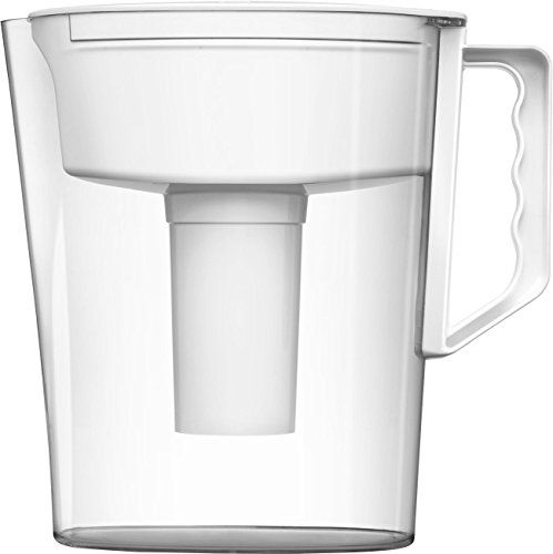 Photo 1 of **OPENING OF PITCHER IS FRACTURED***
Brita Water Pitcher, Slim, 5 Cup Capacity, Includes One Advanced Filter-White, Size