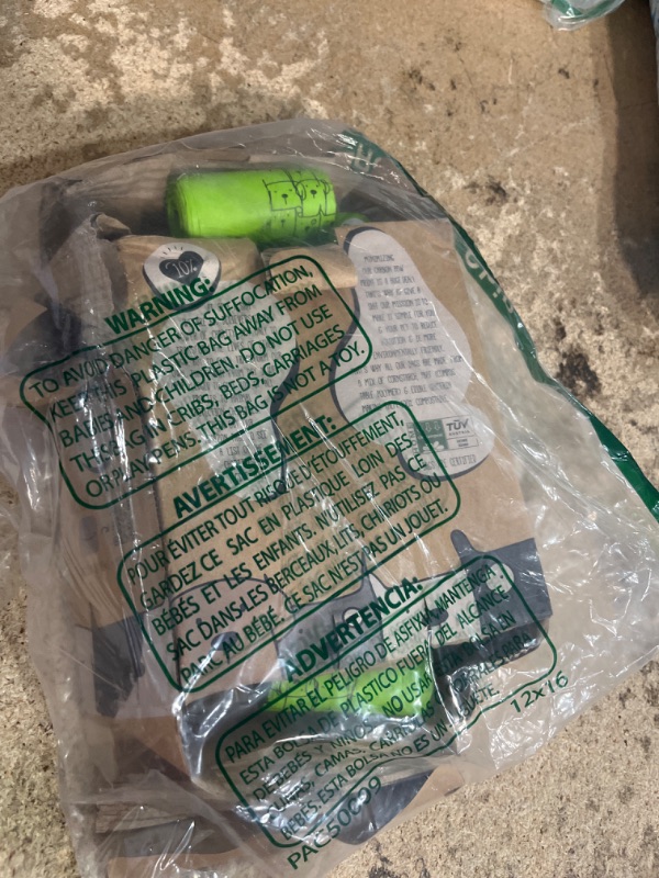 Photo 2 of 100% Certified Home Compostable Dog Poop Bags with Handles - 10% to Charity - ASTM D6400 & EN 13432 Compliant Large Poop Bags - 240 Bags - 20 Rolls of Plant Based X Large Compostable Poop Bags