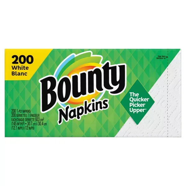 Photo 1 of Bounty 200 Count Paper Napkins