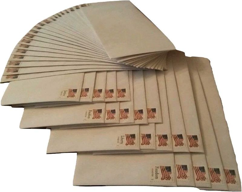 Photo 4 of 1000 United States Stamped Envelopes 