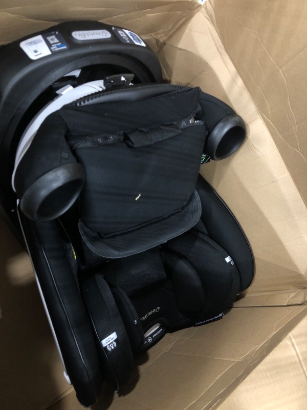 Photo 1 of Evenflo Gold Revolve360 Extend All-in-One Rotational Car Seat with SensorSafe (Onyx Black)