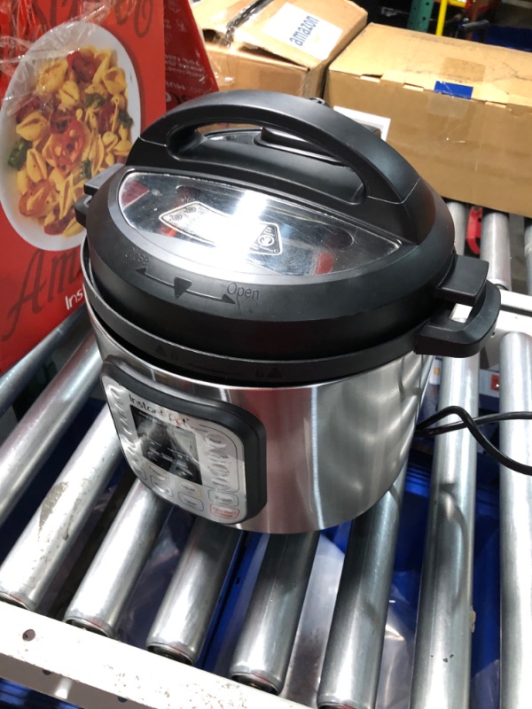 Photo 3 of ***USED - DAMAGED - DENTED - SEE PICTURES - UNABLE TO TEST - MISSING PARTS***
Instant Pot DUO80 7-In-1 Multi-Functional Electric Pressure Cooker, 8 qt