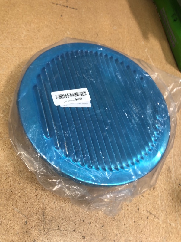 Photo 1 of 10" Inch Aluminum Universal Louvered Vent Cover - Wall Mountable Louvered Duct Termination - Steel Wire Screen - Air Intake and Exhaust Soffit Vent