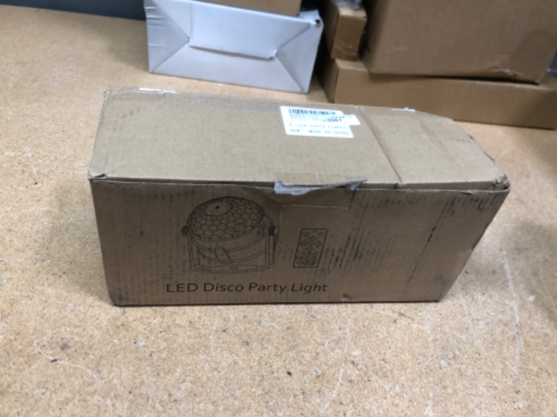 Photo 1 of [3-Pack] Disco Ball DJ Party Lights Sound Activated with Remote Control Strobe Lamp 7 Modes Stage Light for Home Room Dance Parties Karaoke Halloween Christmas Birthday Decorations