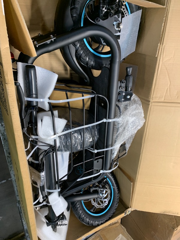 Photo 2 of ***PARTS ONLY***Gyroshoes Electric Scooter with Seat for Adults, 550W Powerful Motor 20-Mile Range, Speed up to 18.6MPH, Ample Storage for Pets & Cargo, C1S-43G