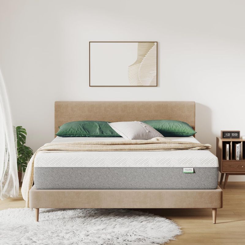 Photo 1 of ***USED - DIRTY - NO PACKAGING***
Novilla Queen Size Mattress, 12-Inch Gel Memory Foam Mattress for Good Sleep, Pressure Relieving, Matrress-in-a-Box, CertiPUR-US Certified, Medium Plush, 80"L x 60"W x 12"Th