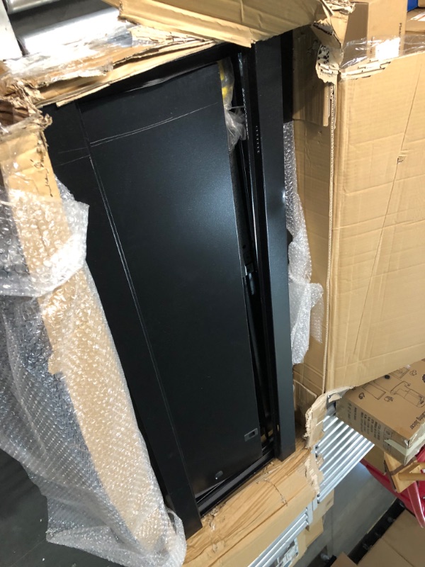 Photo 4 of 26U Wall Mount Server Cabinet IT Network Rack Enclosure Locking Door Black