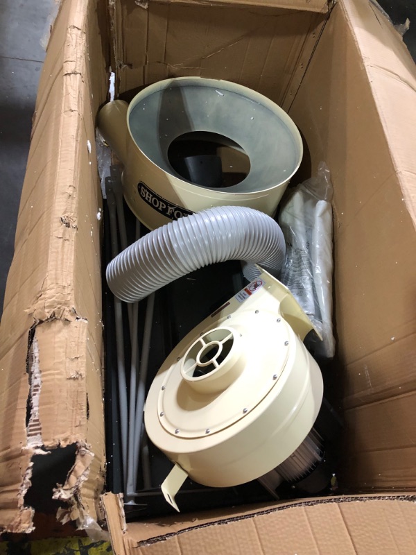 Photo 6 of ***INCOMPLETE - MISSING NUMEROUS PARTS, INCLUDING MOTOR MOUNT - SEE PICTURES***
Shop Fox W1666 2 HP 1550 CFM Dust Collector