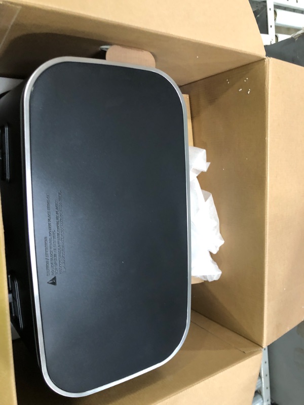 Photo 1 of Ninja DZ550 Foodi 10 Quart 6-in-1 DualZone Smart XL Air Fryer with 2 Independent Baskets, Smart Cook Thermometer for Perfect Doneness, Match Cook & Smart Finish to Roast, Dehydrate & More, Grey