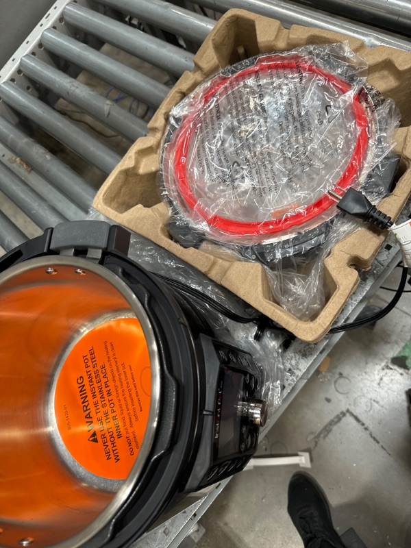 Photo 1 of Instant Pot Pro 10-in-1 Pressure Cooker, Slow Cooker, Rice/Grain Cooker, Steamer, Sauté, Sous Vide, Yogurt Maker, Sterilizer, and Warmer, Includes App With Over 800 Recipes, Black, 6 Quart 6 Quarts Pro