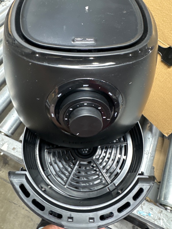 Photo 3 of *POWERS ON** Chefman TurboFry 3.6-Quart Air Fryer Oven w/ Dishwasher Safe Basket and Dual Control Temperature