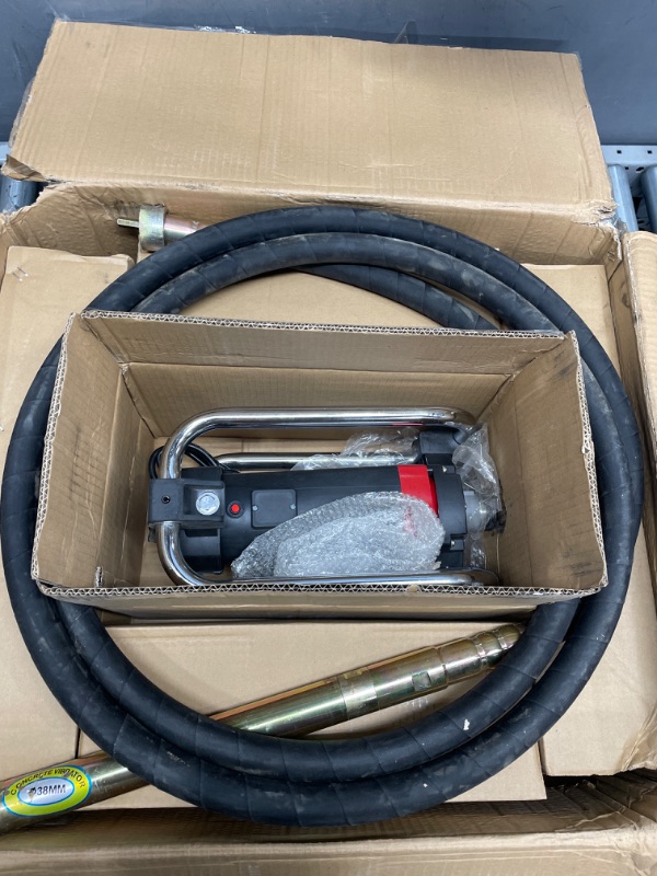 Photo 2 of ***Parts Only***BEAMNOVA Electric Concrete Vibrator Handheld 11000 Vibration Per Minute 2HP with Shaft of 14-3/4 Feet