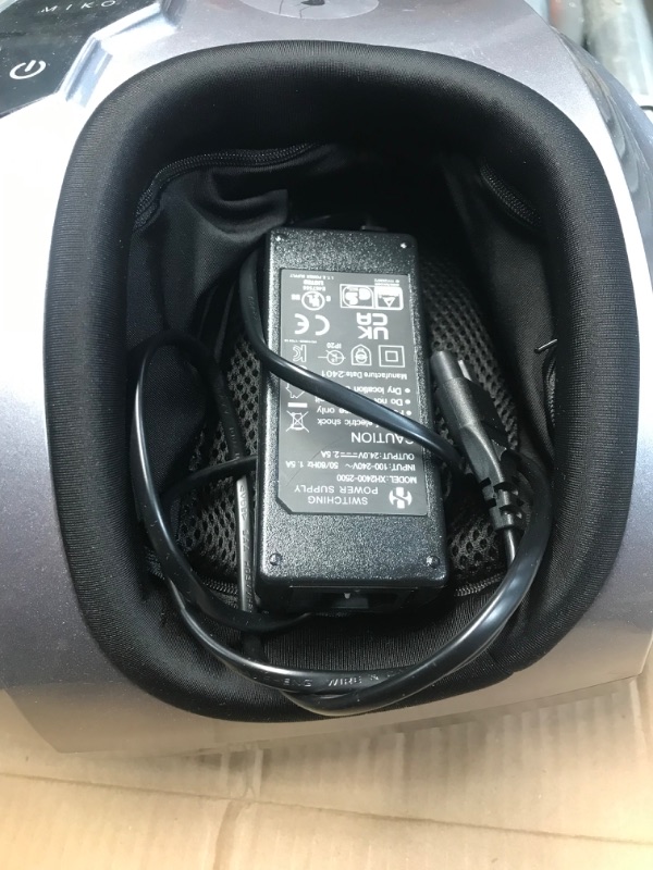 Photo 1 of (READ MIKO Foot Massager Machine with Deep-Kneading, Compression, Shiatsu, and Heat for Plantar Fasciitis, Neuropathy, FSA/HSA Eligible - Fits up to Men Size 12
