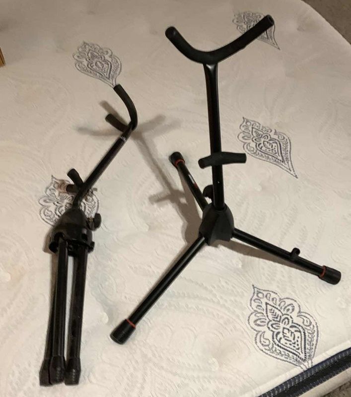 Photo 1 of 2-GUITAR STANDS