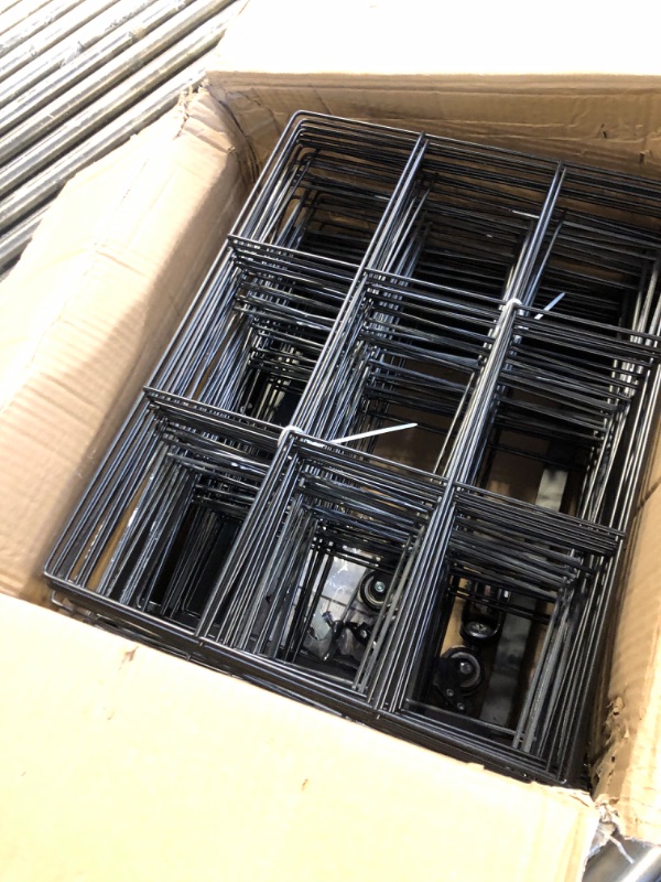 Photo 1 of Tredre 36-Shelf Art Drying Rack with Lockable Wheels, Painting Drying Rack for Classroom, Art Studio, Canvas Rack Art Storage - Sturdy Steel Construction - 13 3/4" D x 17 1/2" W x 55 1/2" H, Black