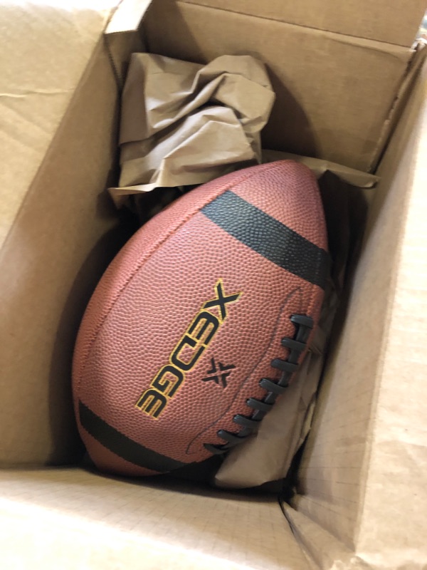 Photo 2 of XEDGE Composite Leather Indoor/Outdoor Footballs for Training and Recreational Play Size 6