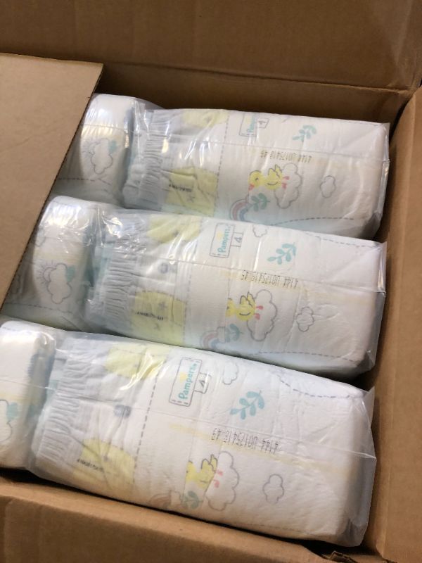 Photo 2 of Pampers Swaddlers Diapers - Size 4, One Month Supply (150 Count), Ultra Soft Disposable Baby Diapers Size 4 150