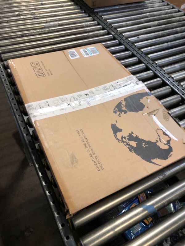 Photo 1 of AdventureScape Push Pin Travel Map - Large 30" x 20" World Map Pin Board with Premium Push Pins made from Cork Board - Gift Idea for Travelers, Partner, Young Adults, and Parents